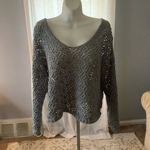 Nicole Miller Artilier Crochet Top
